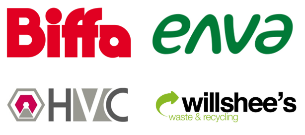 Biffa, Enva, HVC and Willshees logos